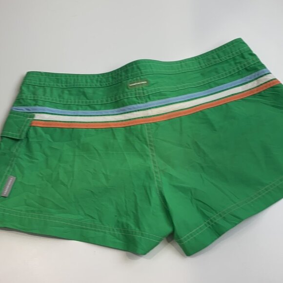 SOLD Campus Crew Green Swim Board Shorts - Picture 5 of 9